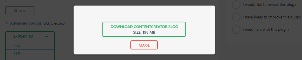 WordPress Staging Site