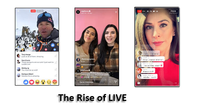The rise of live