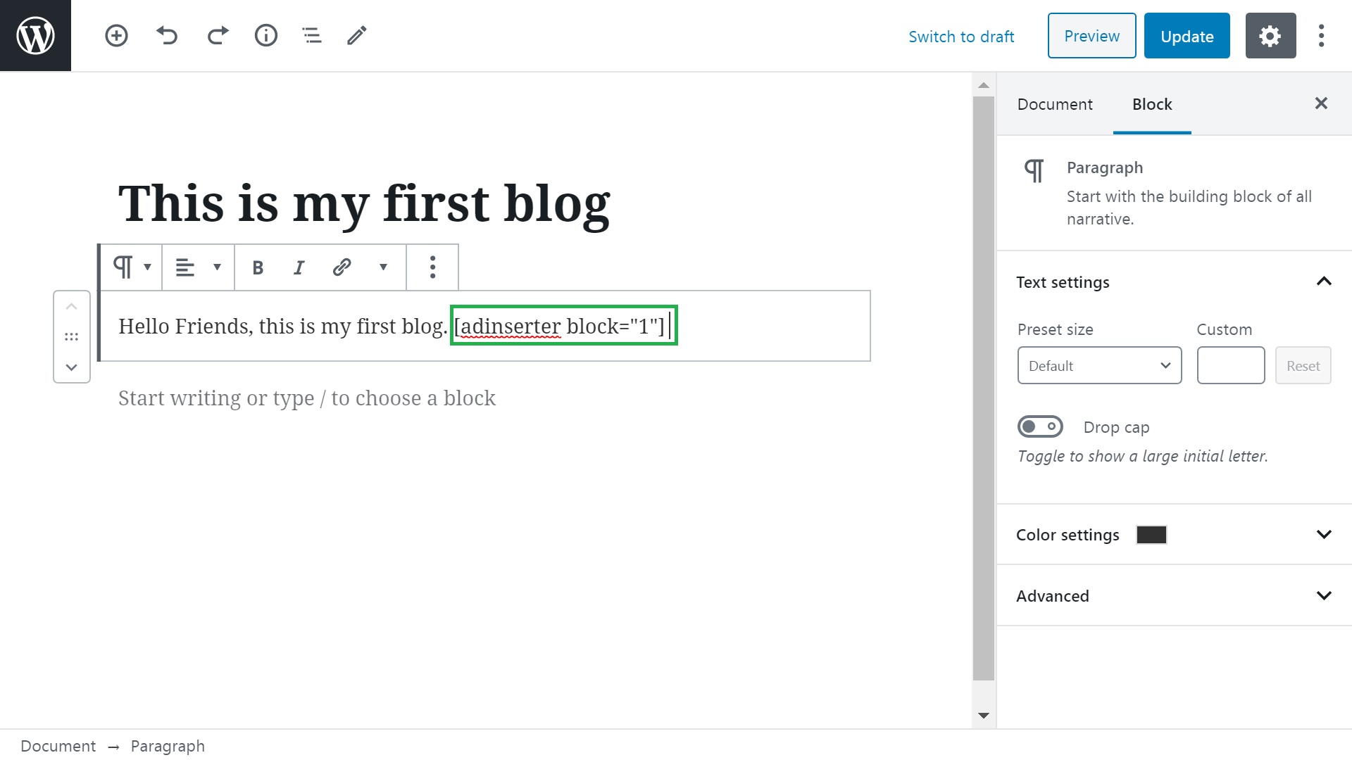 Manage Google Ads using AD Inserter 7