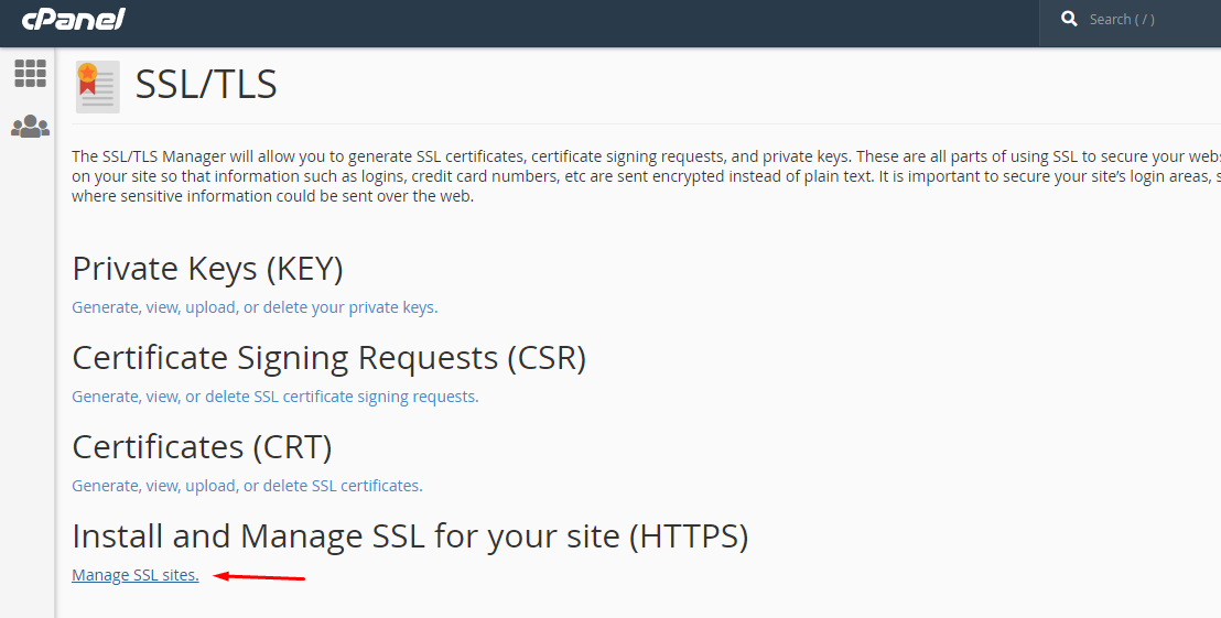 ssl certificate