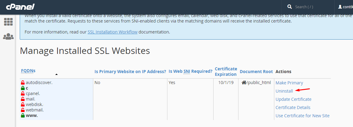 ssl certificate