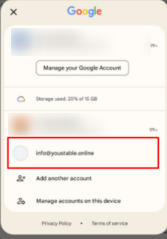 add to webmail on your Android phone 8