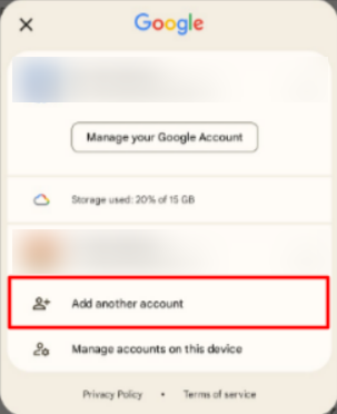 add to webmail on your Android phone