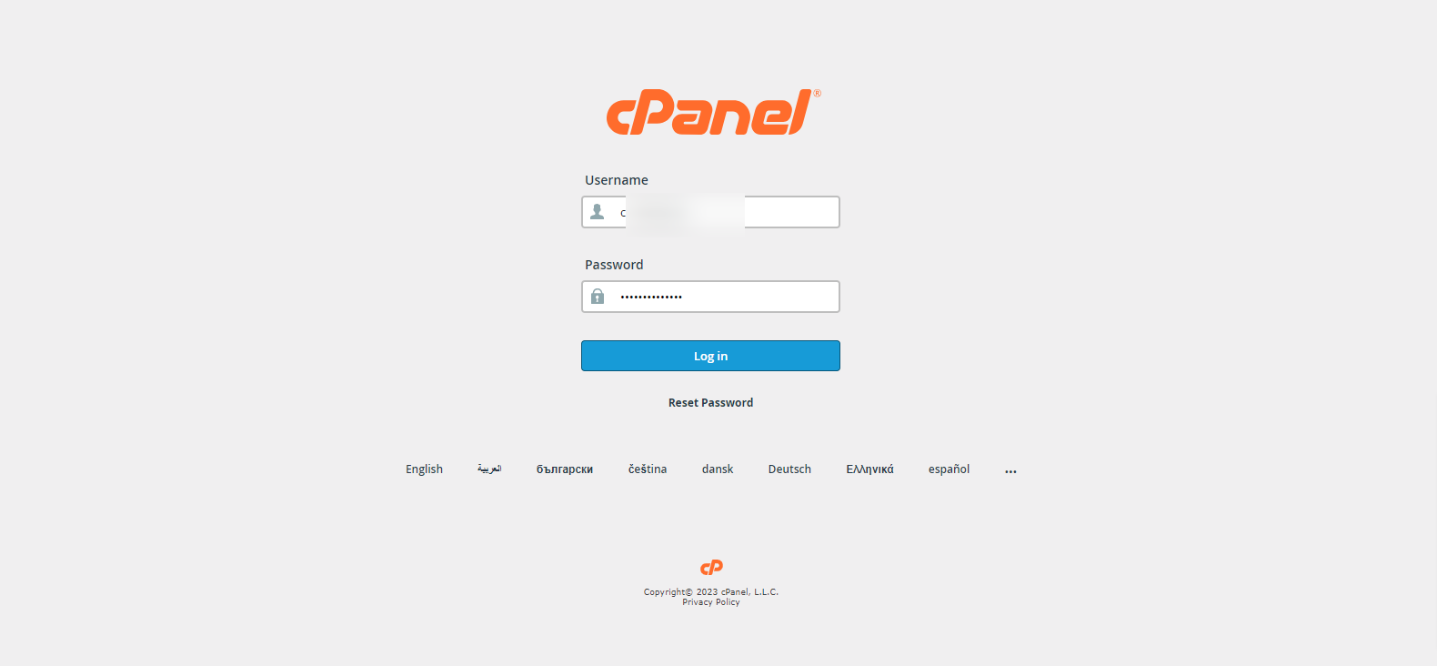 how to Add Domain in cPanel: login to your cPanel account
