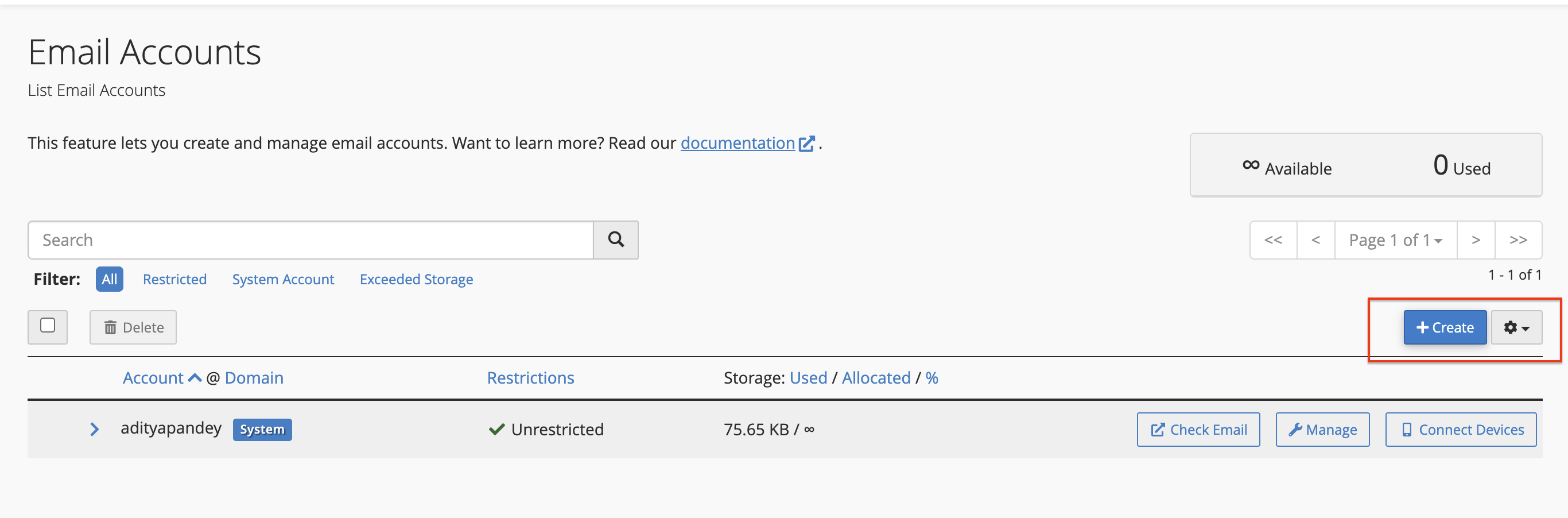 Create an Email Account in cPanel Hosting