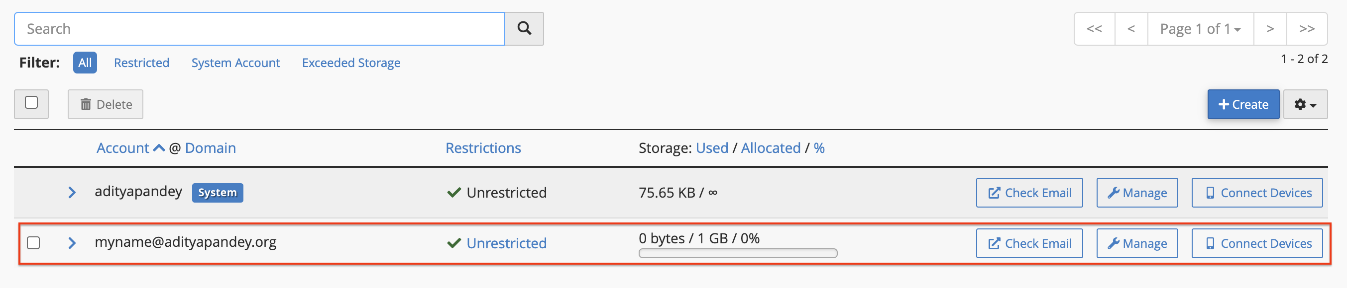 Доступ к веб-почте cPanel